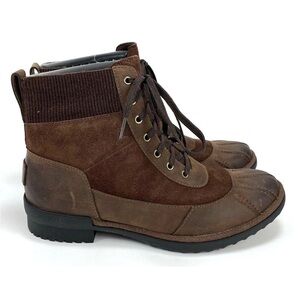 UGG Women's Cayli Waterproof Brown Ankle Boots